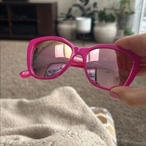 Pink Reflective Sunglasses
